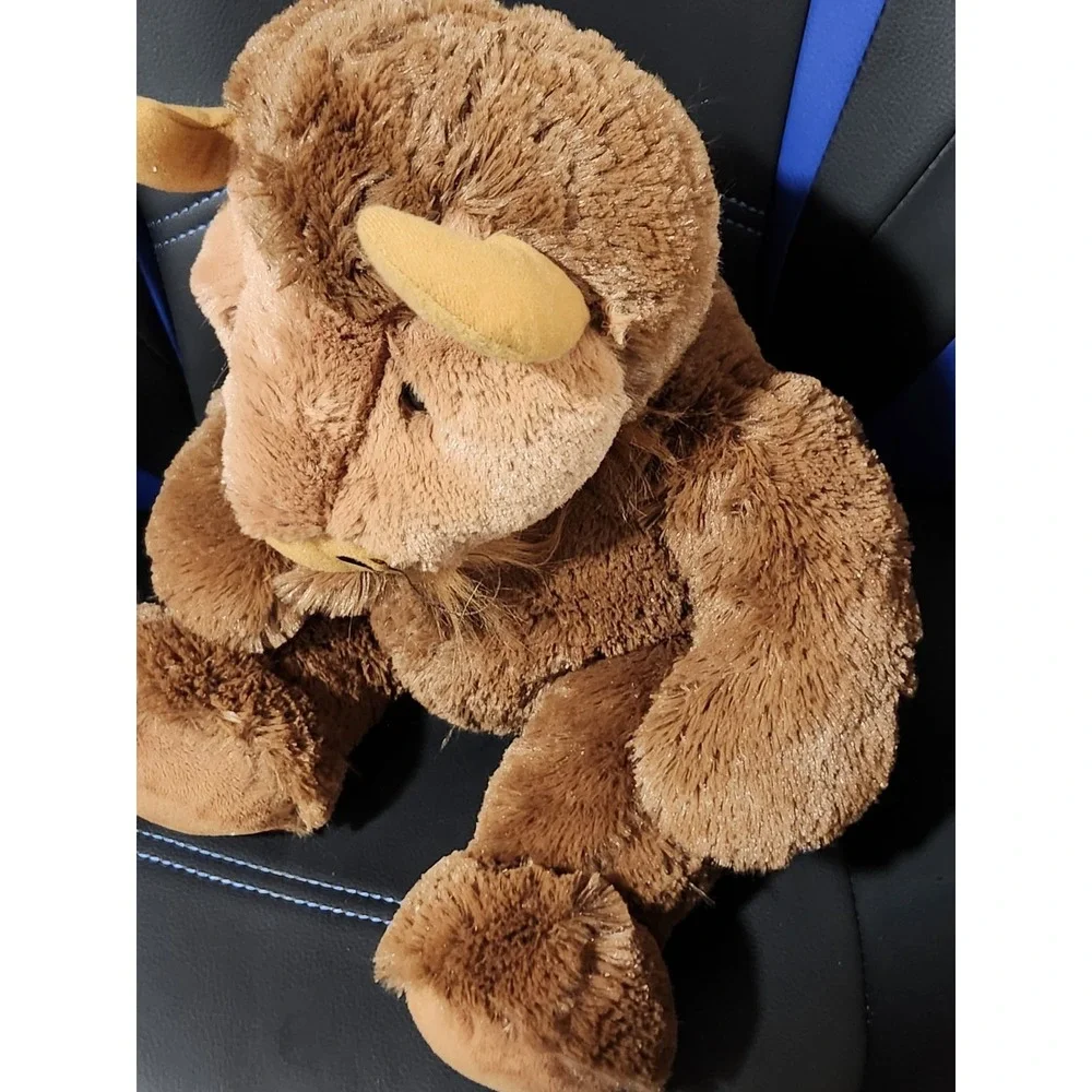 Wishpets Plush Buffalo Bison 2015 Brown 19